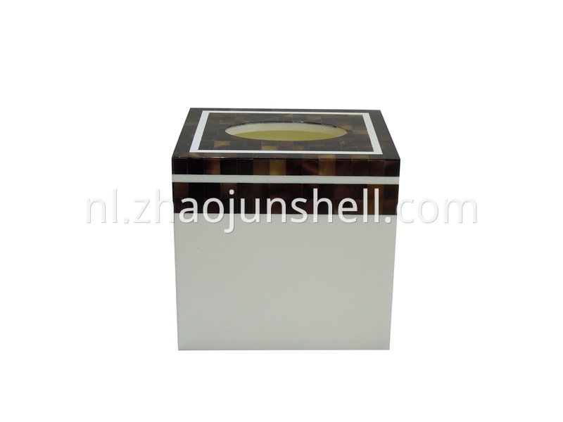 pen shell tissue box